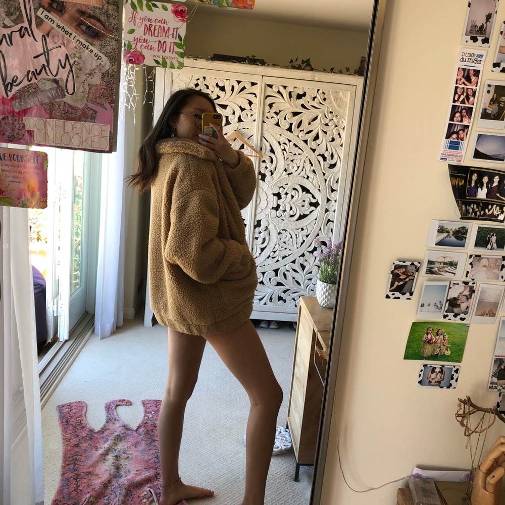 🥳 SOLD🥳 I.AM.GIA BROWN TEDDY COAT - Picture 5 of 5